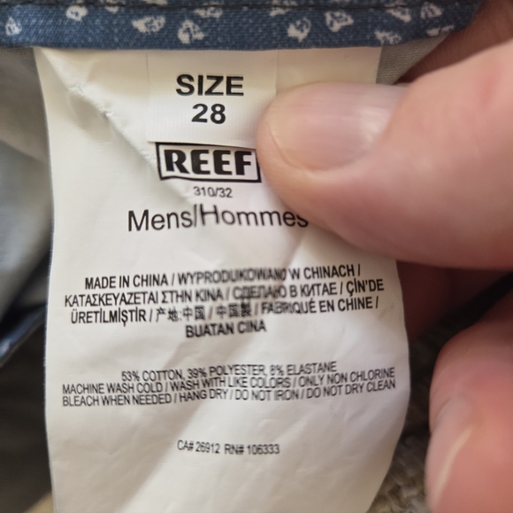 Reef Boys 18" Boardshorts Sz 28 - Picture 8 of 8